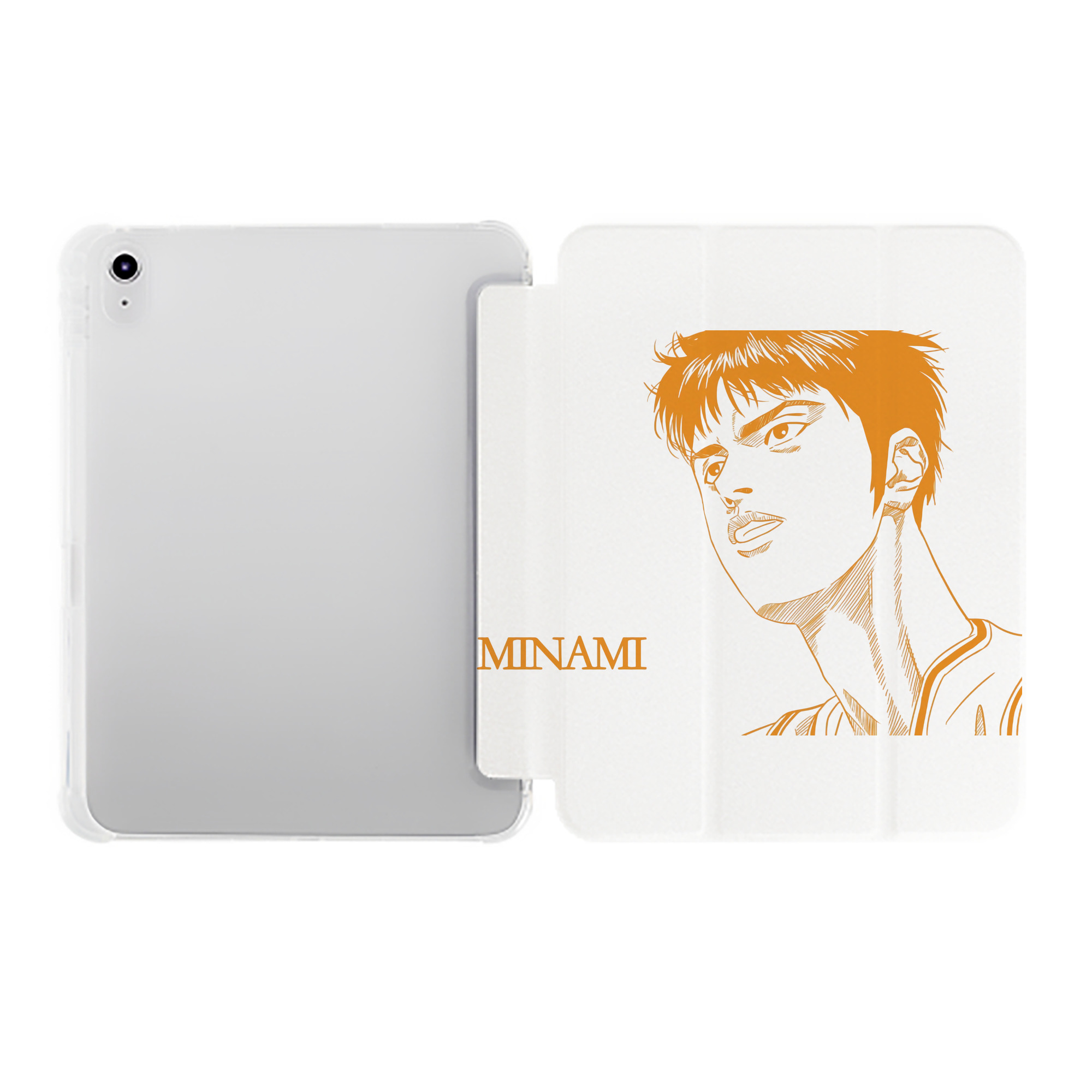（画像用） SLAM DUNK／スラムダンク IPad ケース ペン収納付き 三つ折りスタンド PUレザー×シリコン 対応機種9.5/10.5/10.9インチ